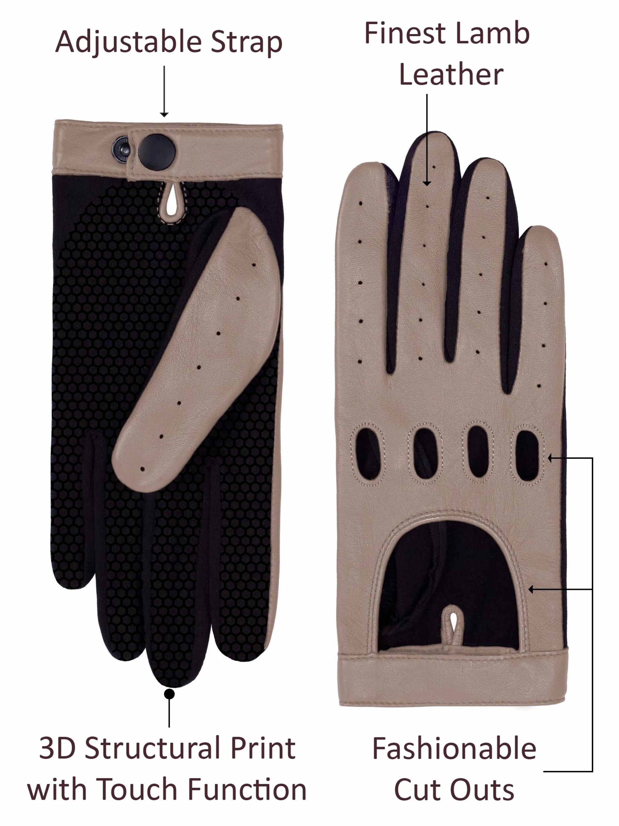 KESSLER Full Finger Gloves in Grey