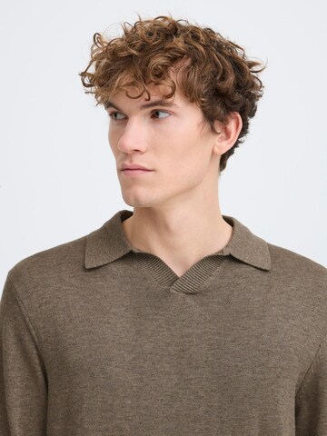 Casual Friday Strickpullover ' CFBells' in Braun
