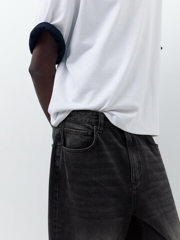 Pull&Bear Baggy Farmer - fekete