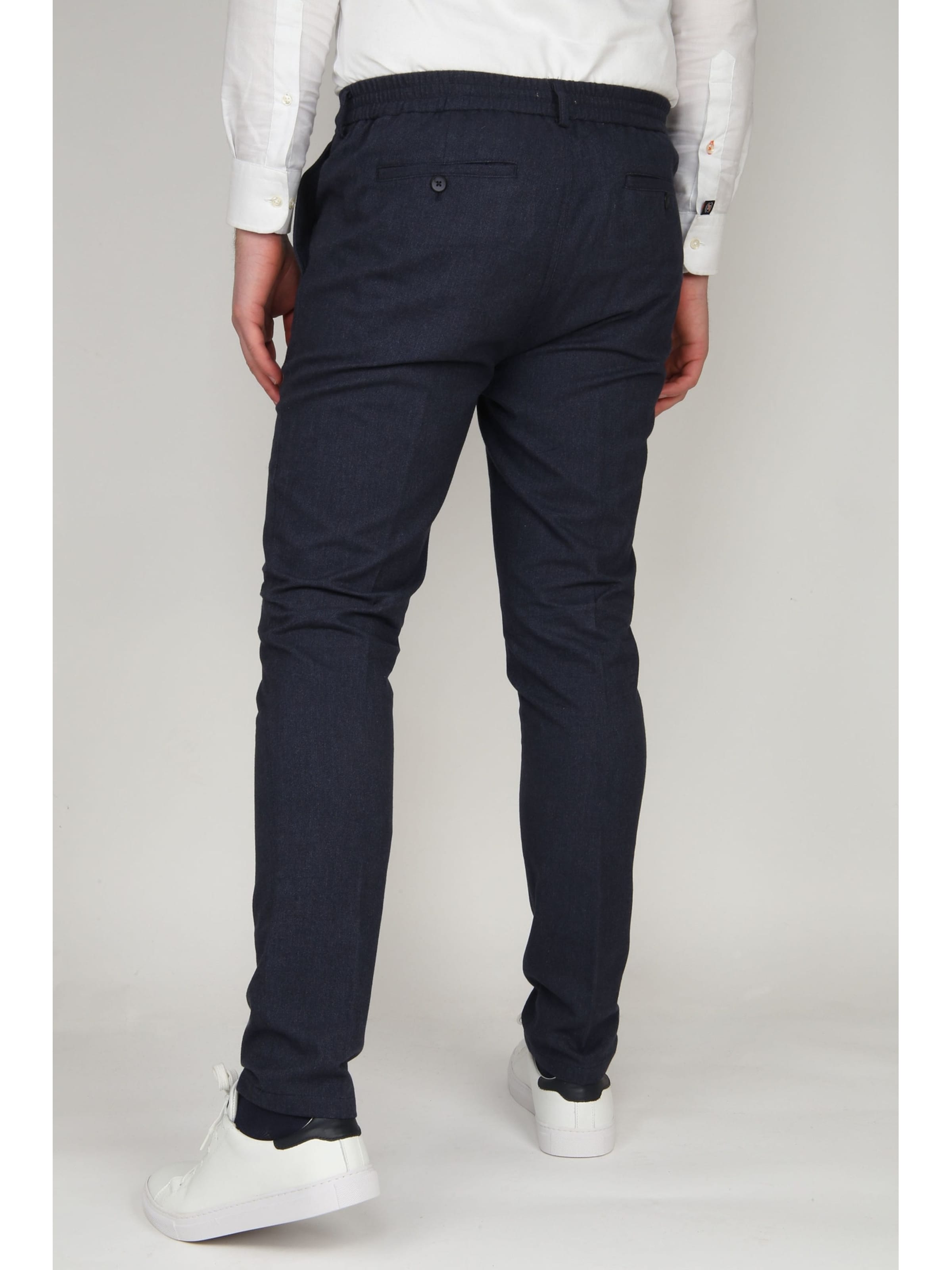 Suitable Slimfit Pantalon 'Travis' in Blauw