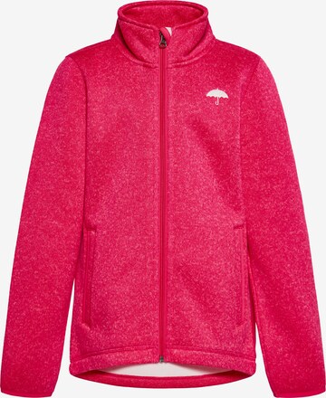 Schmuddelwedda Fleecejacke in Pink: predná strana