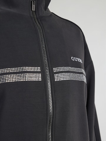GUESS - Sudadera con cremallera deportiva 'BERTHE' en negro