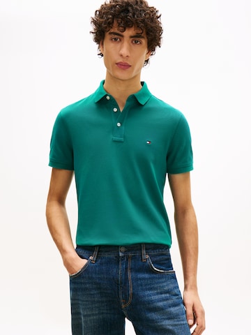 TOMMY HILFIGER Футболка 'CORE 1985' в Зеленый: спереди