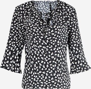 Camicia da donna di Wallis in nero: frontale