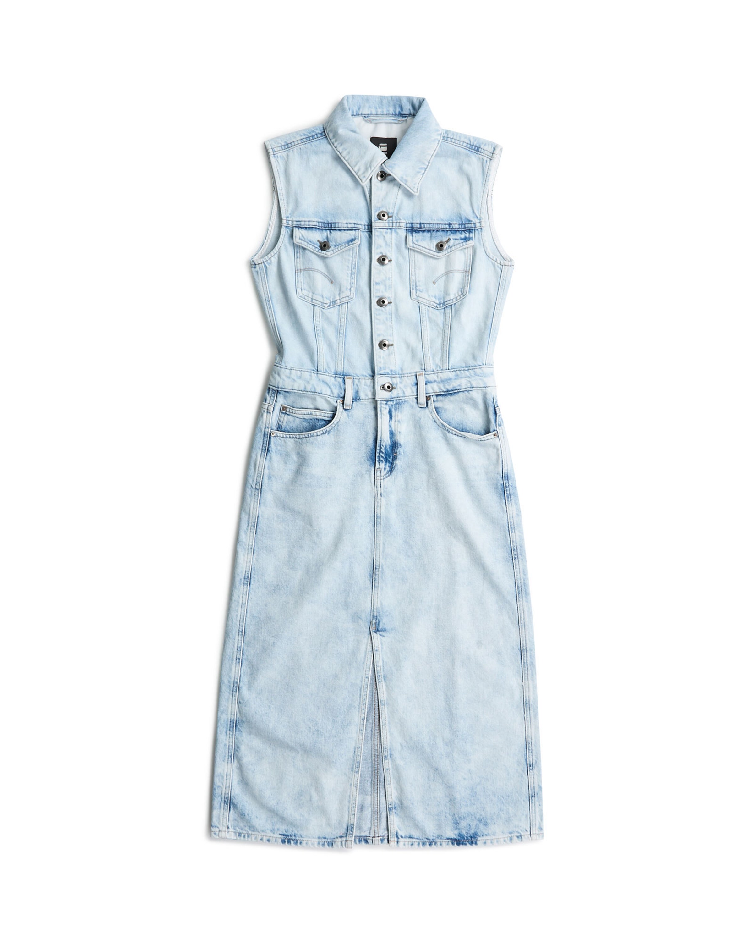 G-STAR Jurk in Blauw: voorkant