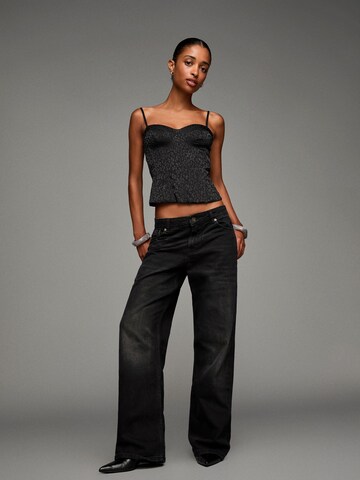 Haut Bershka en noir : devant