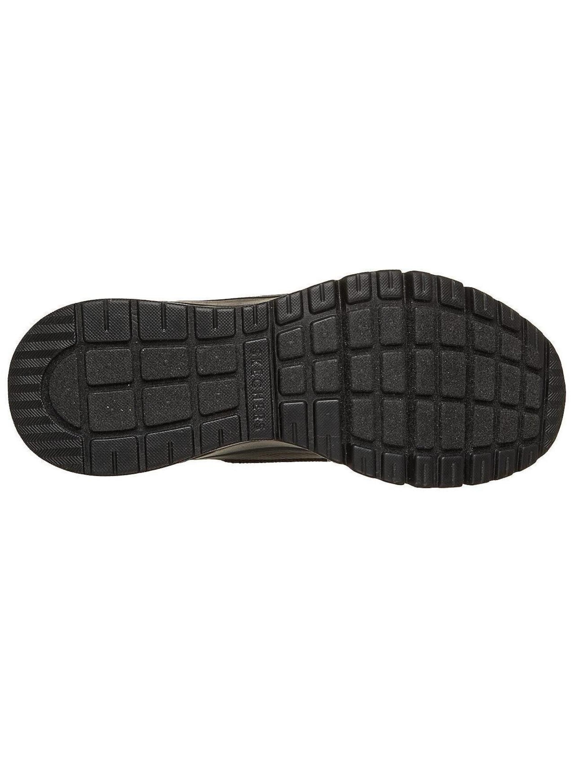SKECHERS Sportschoen 'Uno Flex - Step N Knit' in Zwart