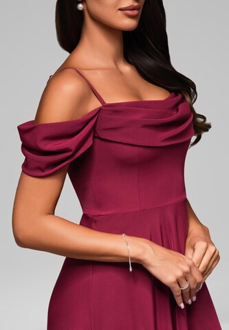Robe de soirée Ombre en rouge