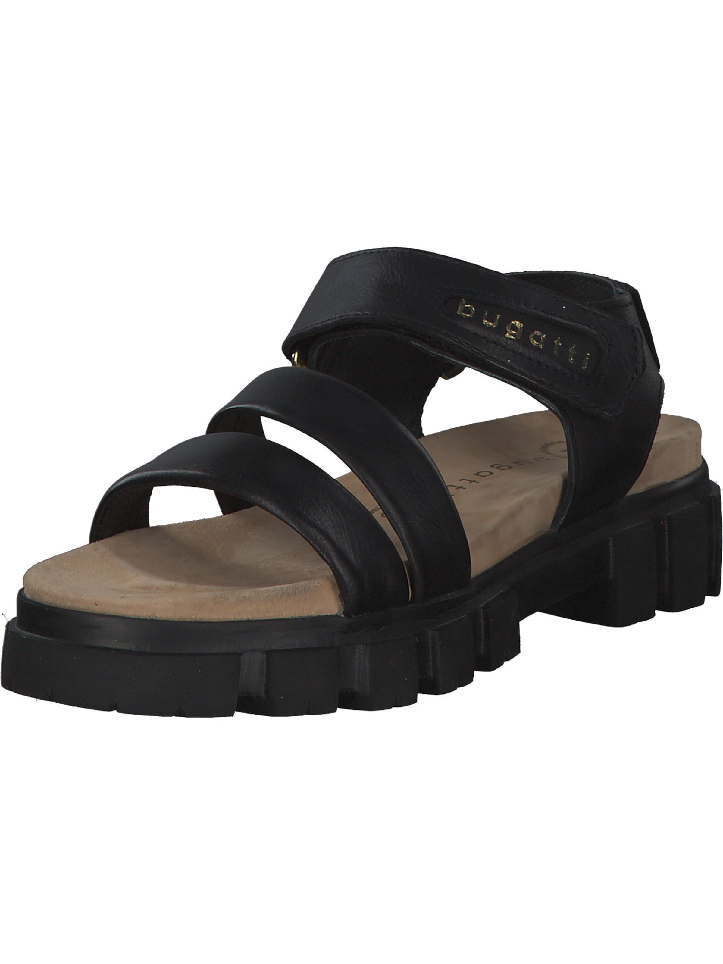 bugatti Sandale 'Mary A7F80' in Schwarz: Vorderseite