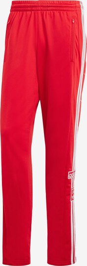 ADIDAS ORIGINALS Pantalón 'Adicolor Classics Adibreak' en rojo vivo / blanco, Vista del producto