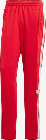 ADIDAS ORIGINALS - Regular Calças 'Adicolor Classics Adibreak' em vermelho: frente