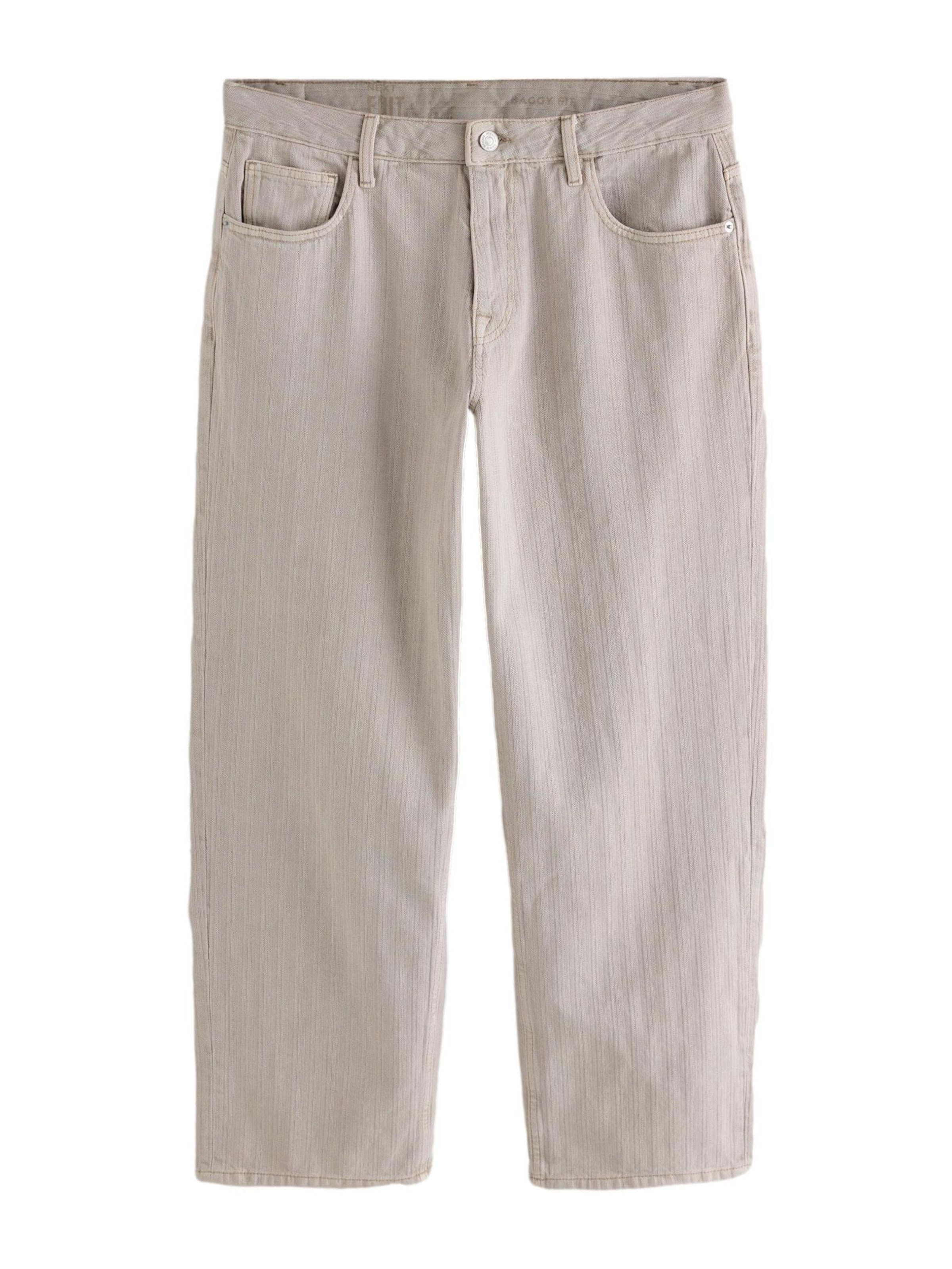 Regular Jeans de la Next pe gri: față