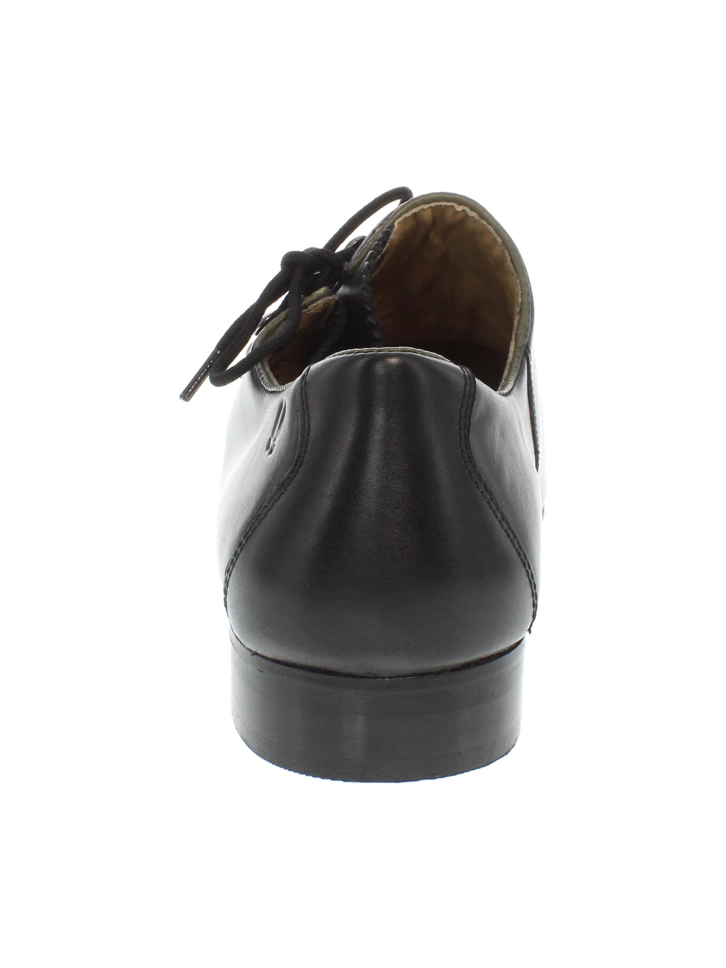 RAUSCHZEIT Traditional Shoes 'PLATTLER' in Black