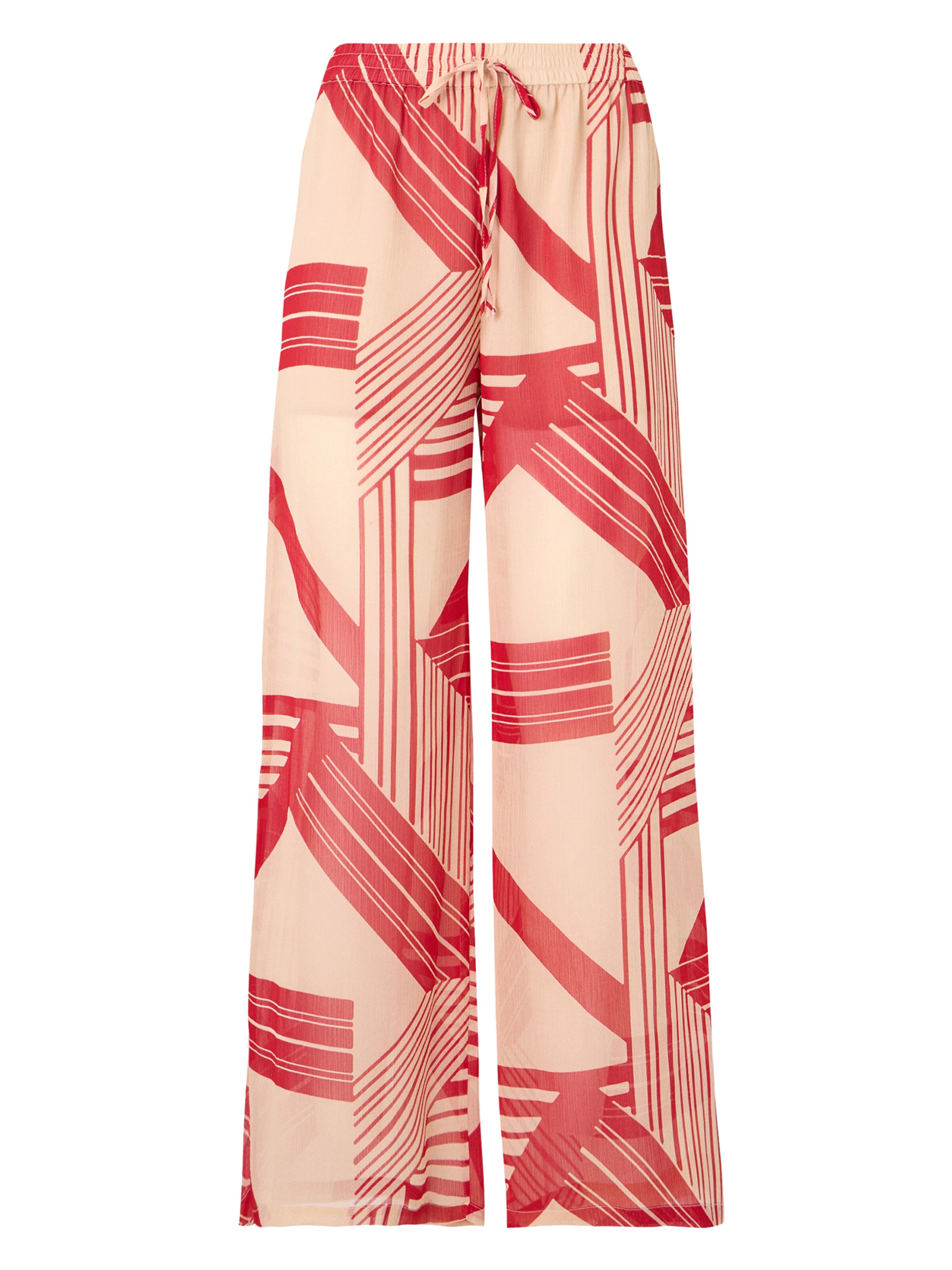 TOPSHOP Wide Leg Housut 'NOEL' värissä ruskea: etupuoli