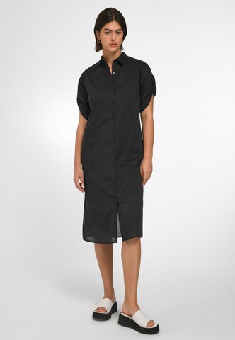 Emilia Lay Shirt Dress in Black