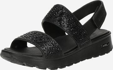 SKECHERS Sandale in Schwarz: Vorderseite