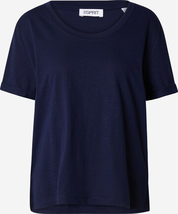 T-shirt ESPRIT en bleu : devant