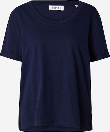 T-shirt ESPRIT en bleu : devant