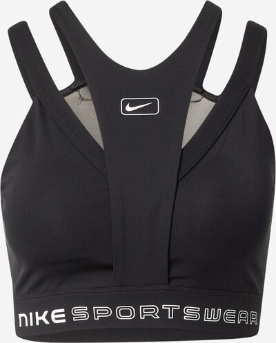 NIKE Sport-BH in schwarz / weiß, Produktansicht