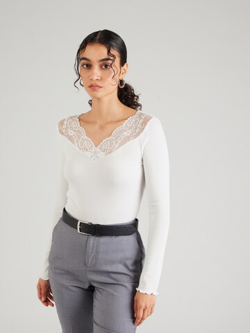 T-shirt 'Hizamond' Fransa en blanc : devant