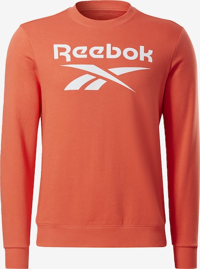 Hanorac sport Reebok Sport pe portocaliu somon / alb, Vizualizare produs