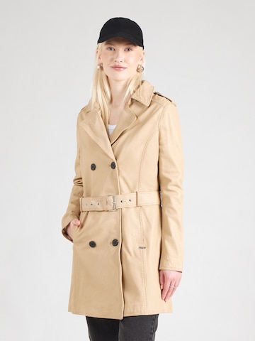 Maze Between-seasons coat 'Culima' in Beige: front