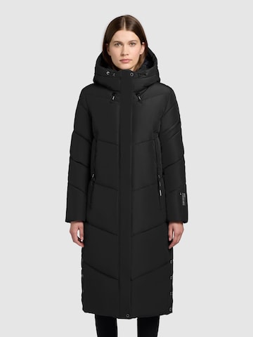 Manteau d’hiver 'Sonje6' khujo en noir : devant