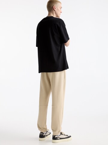 Pull&Bear Tapered Hose in Beige