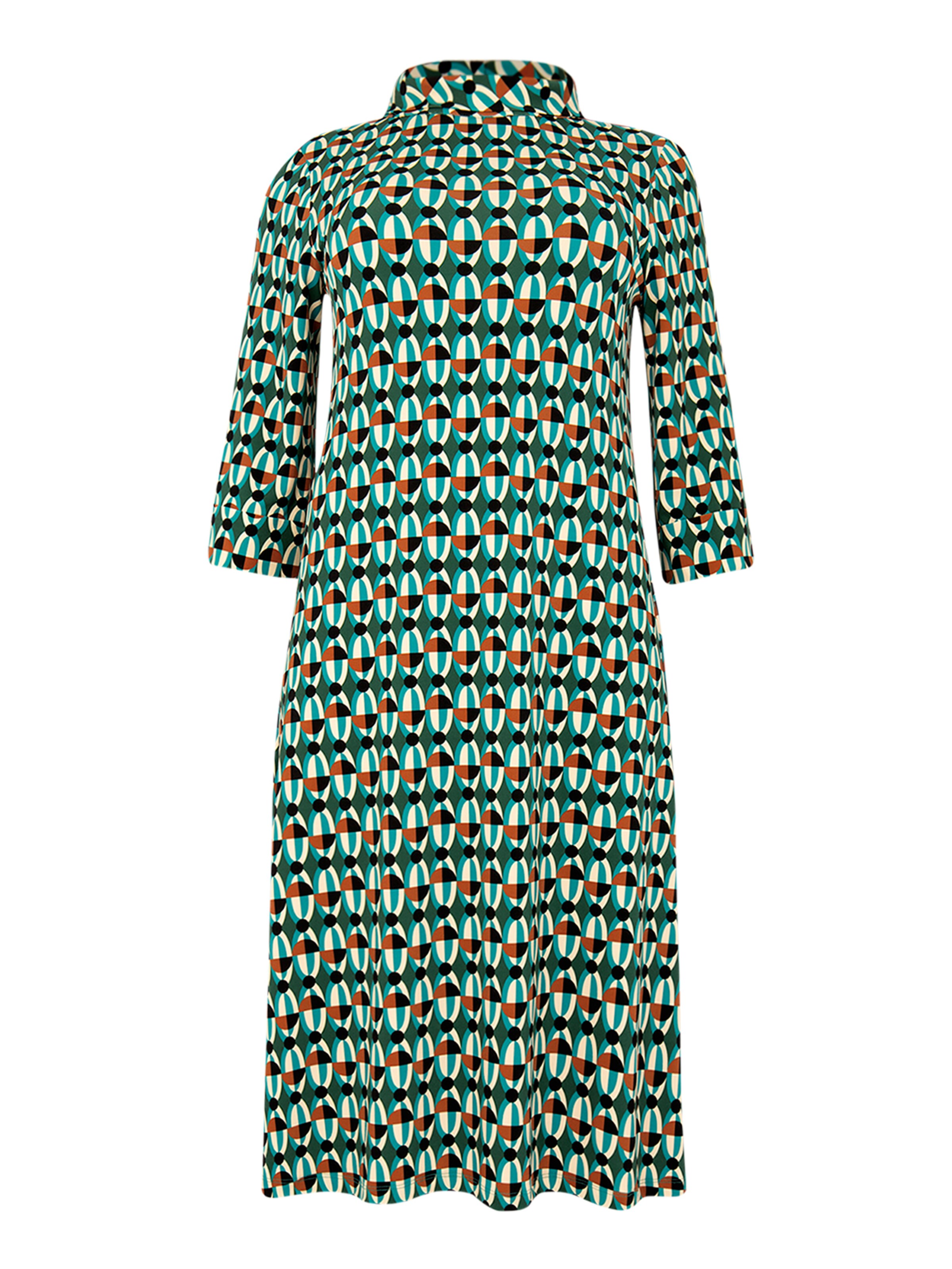 YOEK Jurk in Gemengde kleuren: voorkant