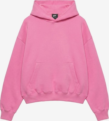 Pull&Bear Суичър 'STWD' в розово: отпред