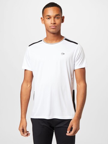 DUNLOP Performance shirt in White: front