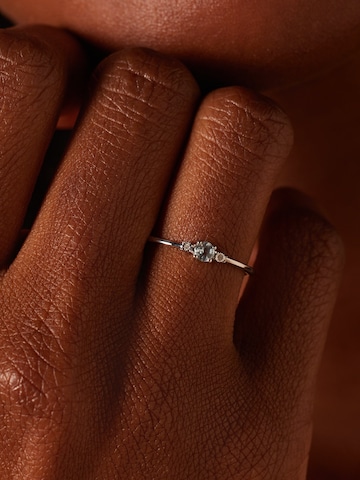 Lucardi Ring in Zilver: voorkant