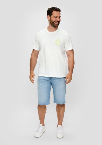 s.Oliver Men Big Sizes T-Shirt in Weiß