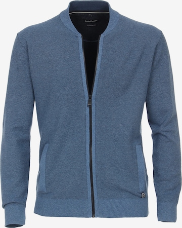 VENTI Gebreid vest in Blauw: voorkant