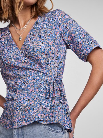 PIECES Blouse 'Nya' in Blauw