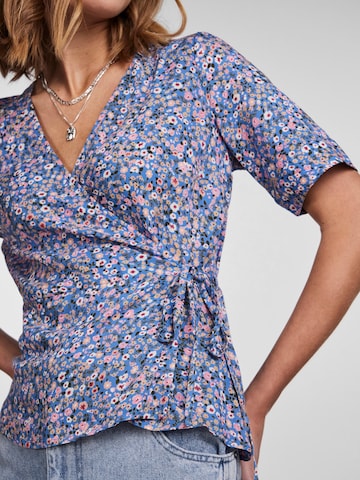 PIECES Bluse 'Nya' in Blau