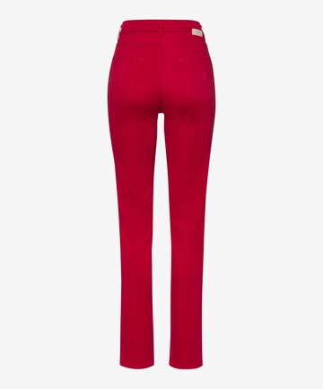 BRAX Slimfit Broek 'MARY' in Rood