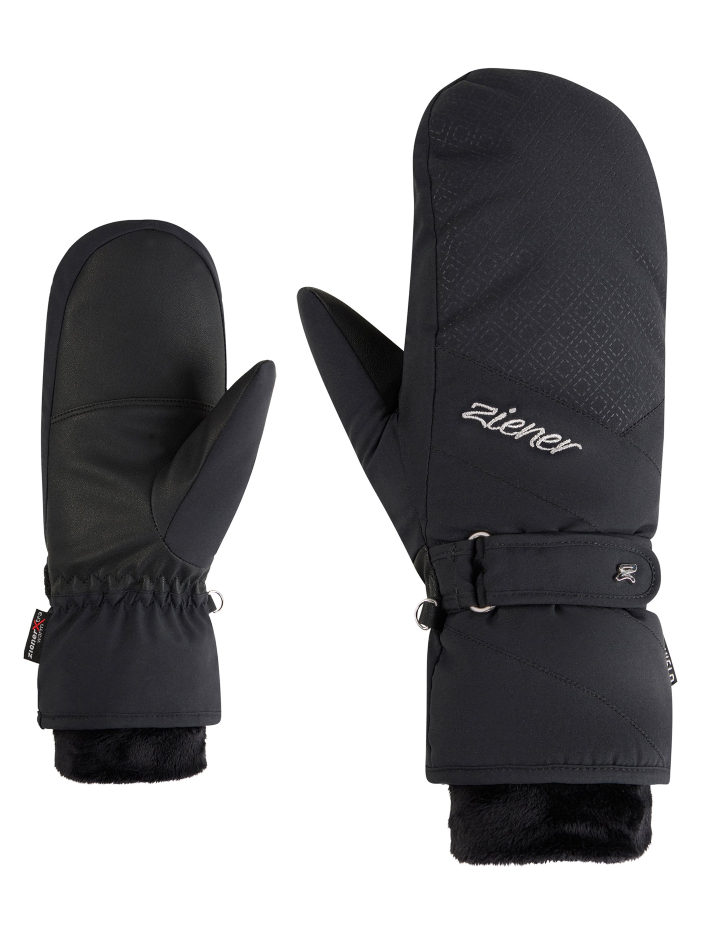 ZIENER Sporthandschuhe 'Kendria' in Schwarz: Vorderseite