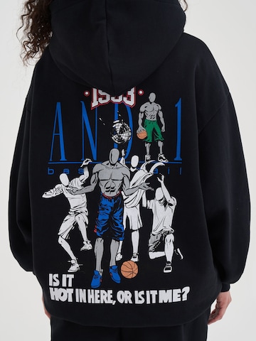 AND1 Sweatshirt 'Core Retro' i sort