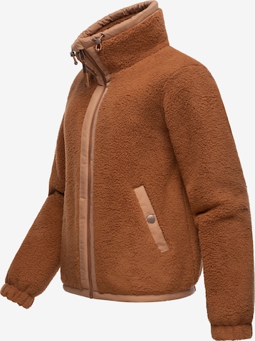 Ragwear Fleece jacket 'Nordicka' in Brown