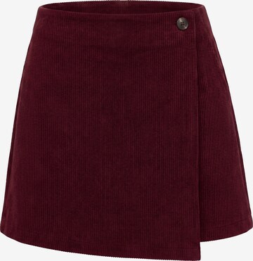 Estelou - Saia em vermelho: frente