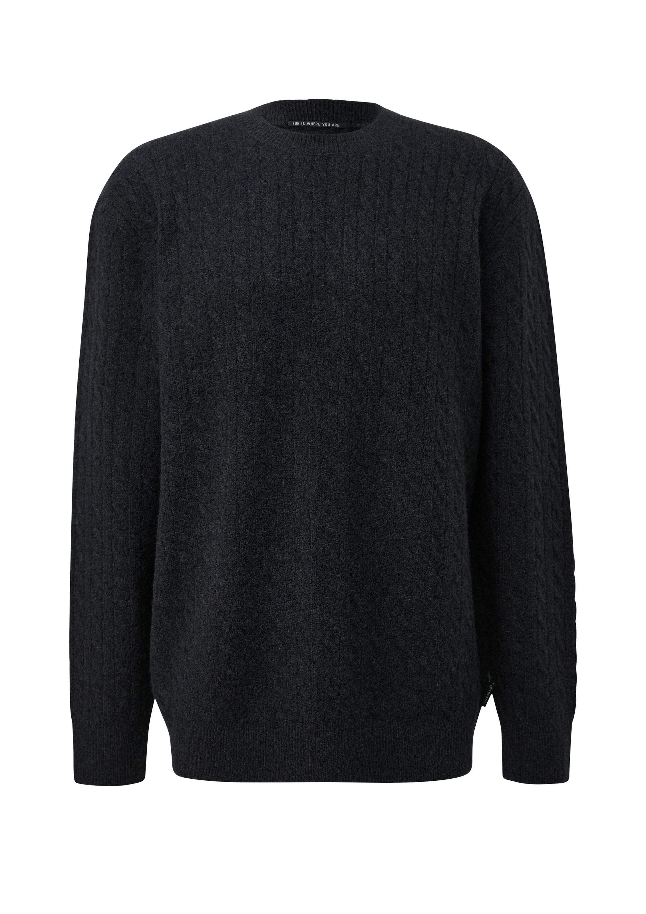 QS Pullover in Blau: Vorderseite