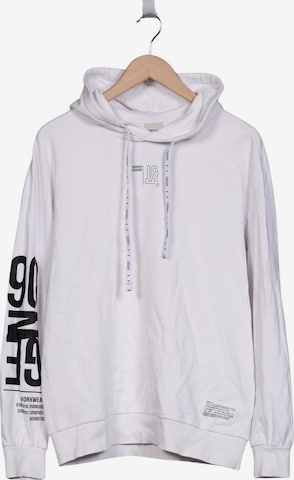 JACK & JONES Kapuzenpullover L in Weiß: Vorderseite