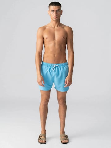 Shorts de bain ' Swimshorts ' TEESHOPPEN en vert : devant