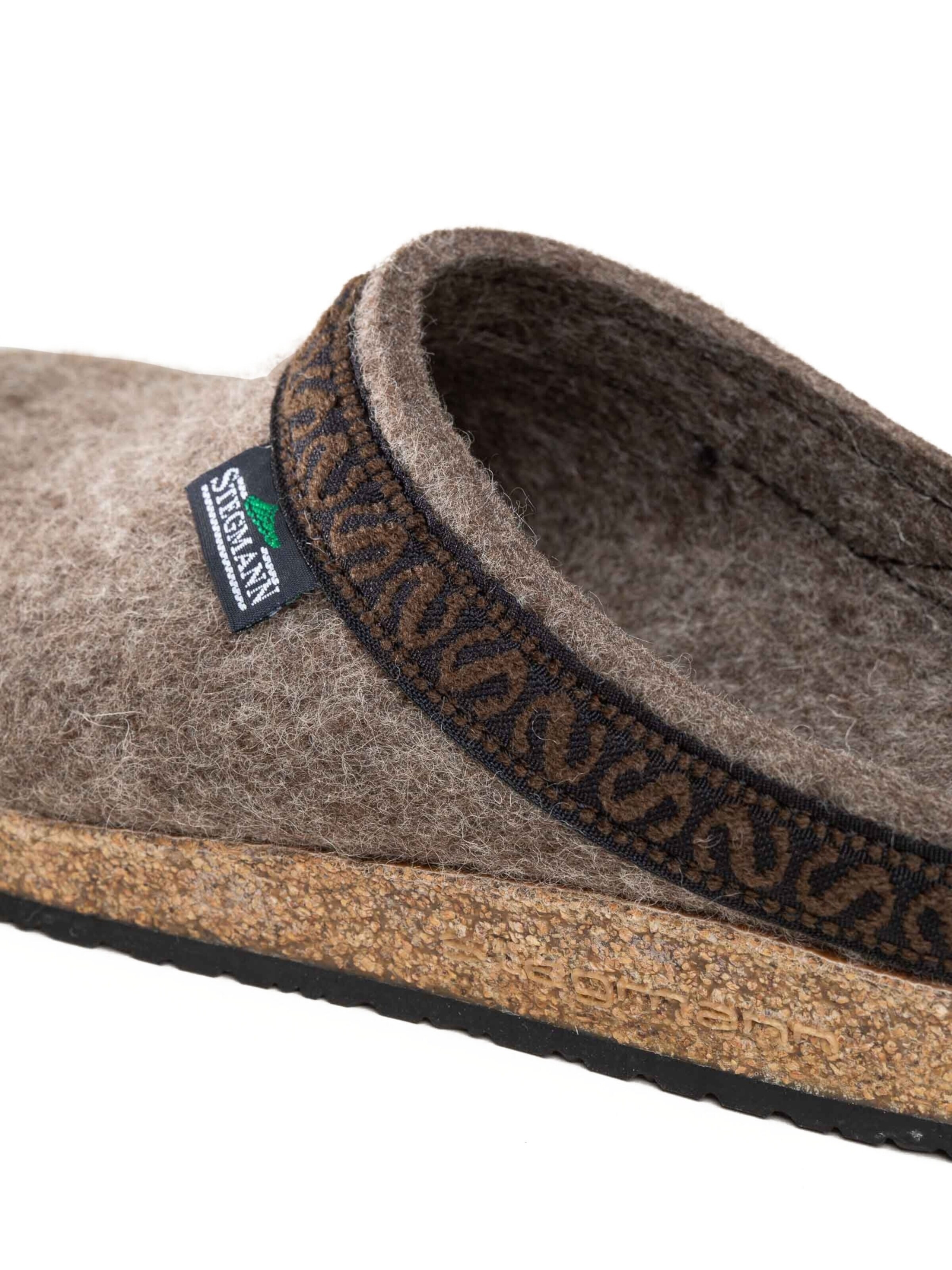 Stegmann Clogs 'Filzclogs Stegmann 108' in Brown