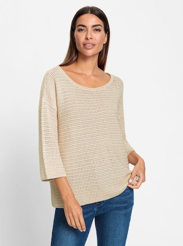 heine Tröja i beige: framsida