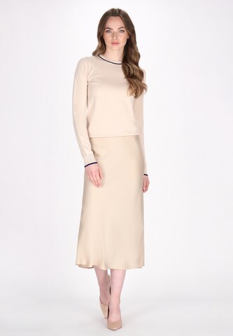 DreiMaster Klassik Sweater 'Classic Look' in Beige