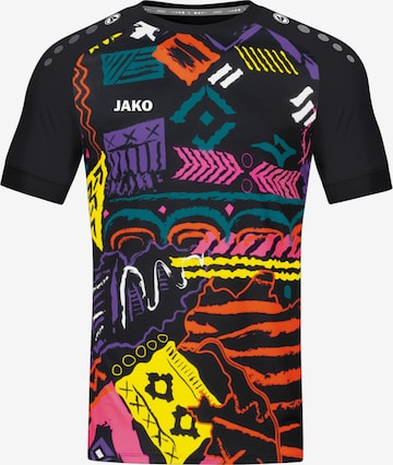 JAKO Performance Shirt 'Tropicana' in Black: front