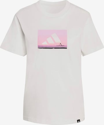 ADIDAS SPORTSWEARTehnička sportska majica - bijela boja: prednji dio