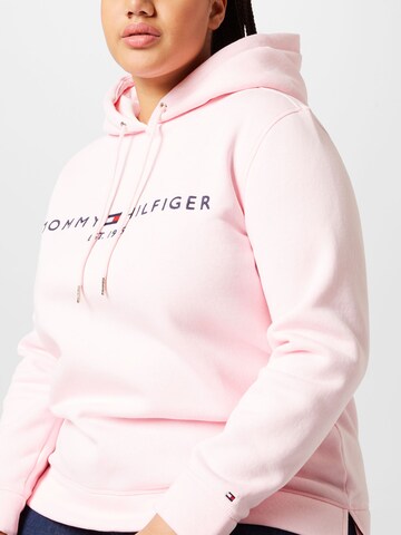 Tommy Hilfiger Curve Sweatshirt i rosa